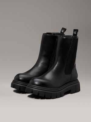 black kids chelsea boots for girls calvin klein jeans