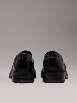 black kids loafers for girls calvin klein jeans