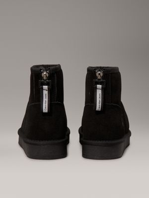 black kids suede boots for girls calvin klein jeans