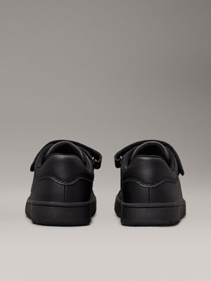 black kids velcro trainers for kids gender inclusive calvin klein jeans