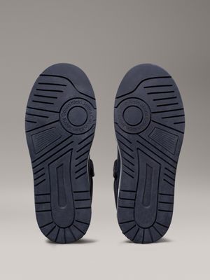 royal/white/blue reißverschluss-sneakers für kinder für gender-inclusive kinder - calvin klein jeans