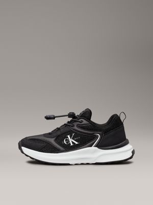 black kids no-tie trainers for kids gender inclusive calvin klein jeans