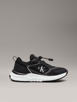 black kids no-tie trainers for kids gender inclusive calvin klein jeans