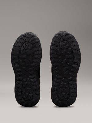 black kids slip-on knit trainers for kids gender inclusive calvin klein jeans