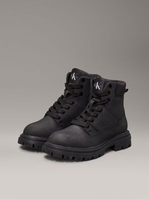 black kids boots for kids gender inclusive calvin klein jeans