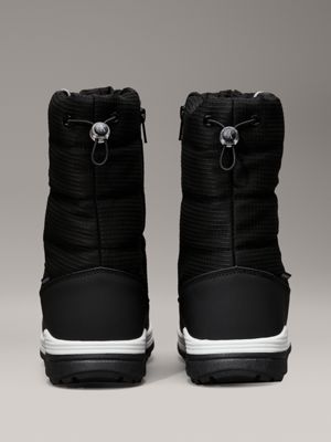 black kids snowboots for kids gender inclusive calvin klein jeans