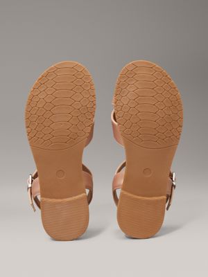 nude kids pearlised sandals for girls calvin klein jeans