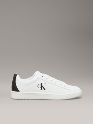 white kids trainers for kids gender inclusive calvin klein jeans