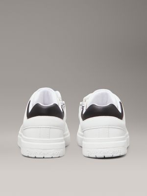 white / black kids trainers for kids gender inclusive calvin klein jeans