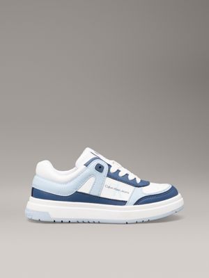 blue kids trainers for kids gender inclusive calvin klein jeans