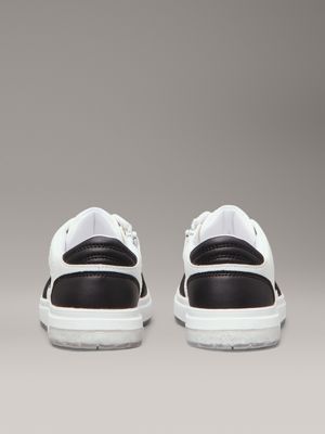 black / white kids trainers for kids gender inclusive calvin klein jeans