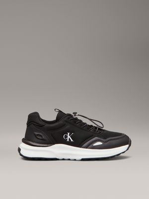 black kids no-tie trainers for kids gender inclusive calvin klein jeans