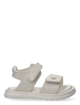 sandales avec velcro pour enfant et jeune enfant white pour filles 