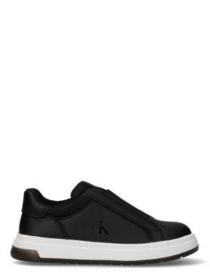 black kids signature slip-on trainers for kids gender inclusive 