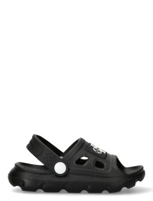 sandales avec velcro pour enfant black pour enfants genre inclusif 