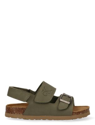 sandales avec velcro pour enfant et jeune enfant green pour enfants genre inclusif 