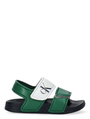 sandales avec velcro pour enfant et jeune enfant green pour enfants genre inclusif 