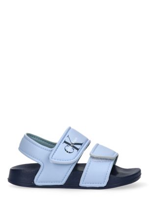 sandales avec velcro pour enfant et jeune enfant blue pour enfants genre inclusif 