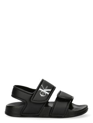 sandales avec velcro pour enfant et jeune enfant black pour enfants genre inclusif 
