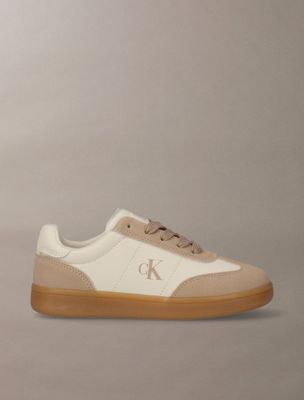 pink dziecięce sneakersy z logo dla dziewczynki - 