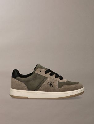 brown dziecięce sneakersy z logo dla dla dzieci i dla każdej płci - 