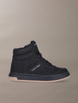 black kids high-top trainers for kids gender inclusive 
