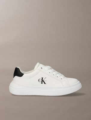 white dziecięce sneakersy z logo dla dla dzieci i dla każdej płci - 