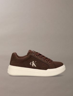 brown kids signature trainers for kids gender inclusive 