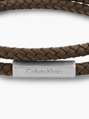 Calvin klein leather clearance bracelet