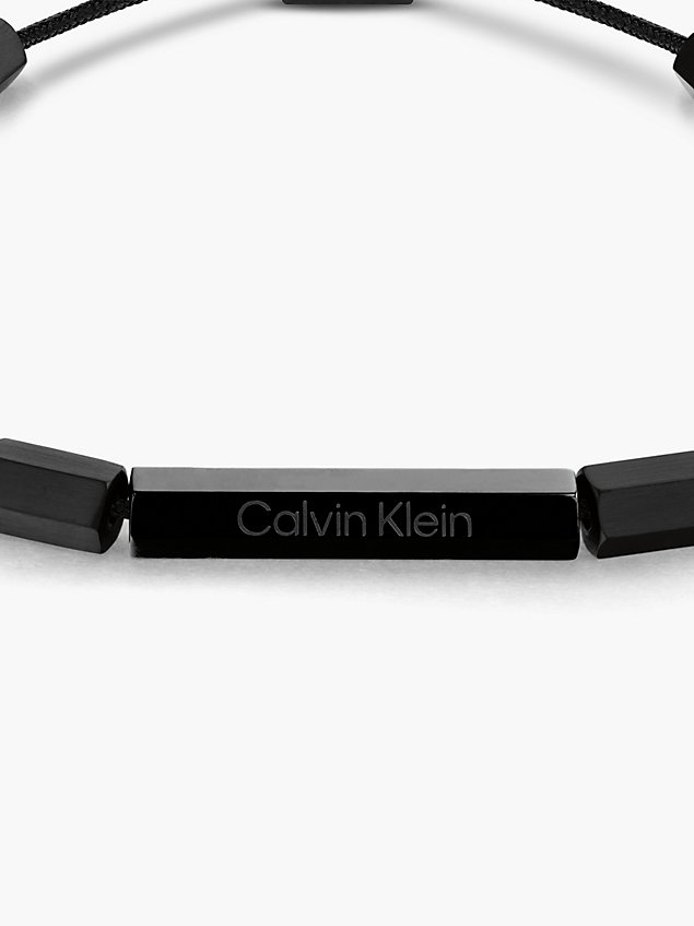 black bracelet - latch for men calvin klein