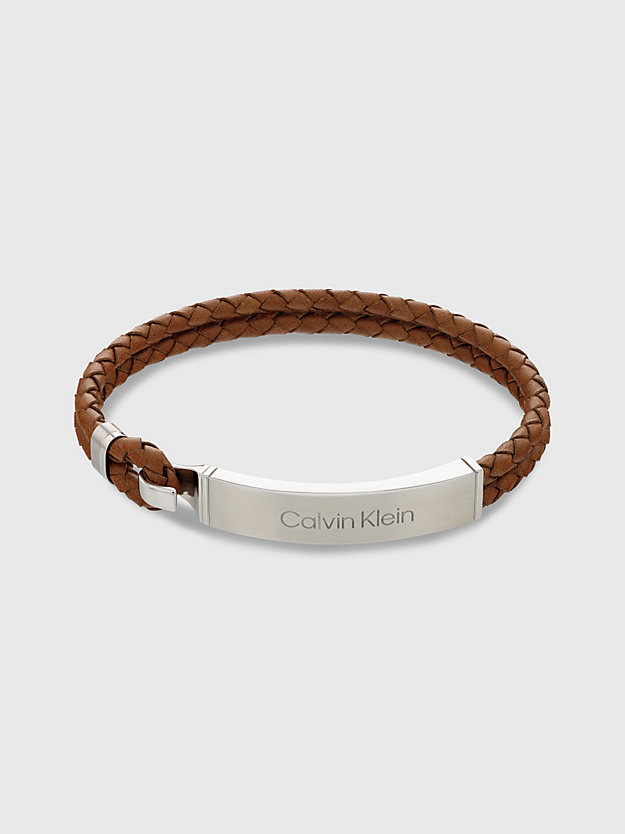brown bracelet - iconic for him for men calvin klein