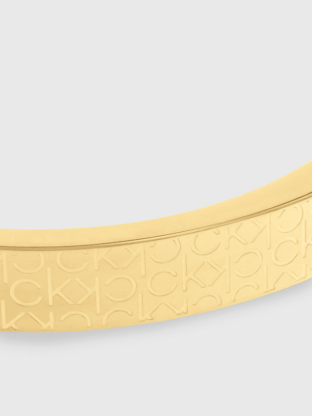 gold armband - iconic for him für herren - calvin klein