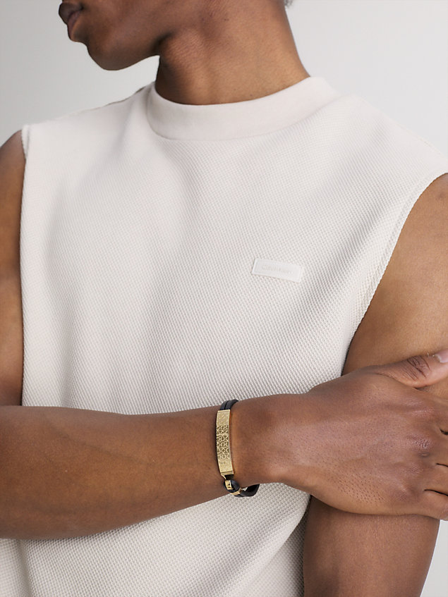 gold armband - iconic for him voor heren - calvin klein