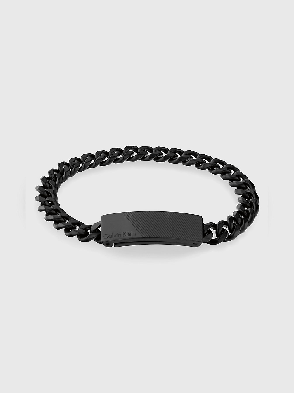 BLACK Bracelet - Architectural Lines undefined men Calvin Klein