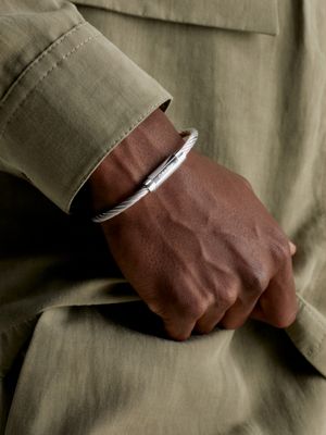 Calvin klein 2025 silver bracelet