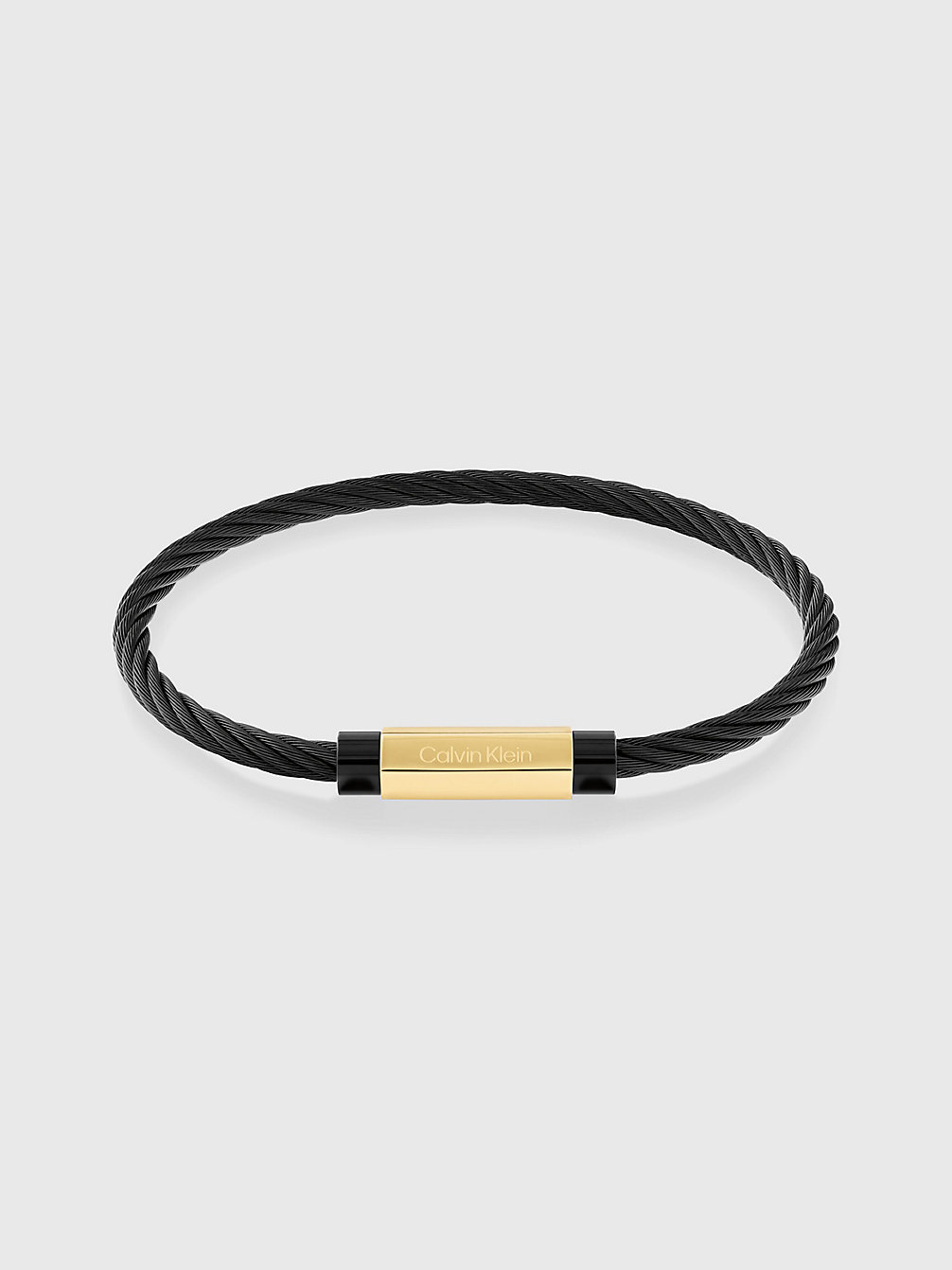 BLACK Bracelet - Modern Grid undefined hommes Calvin Klein
