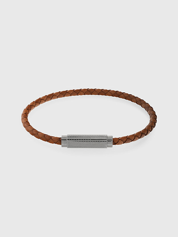 bracelet - modern grid grey pour hommes calvin klein