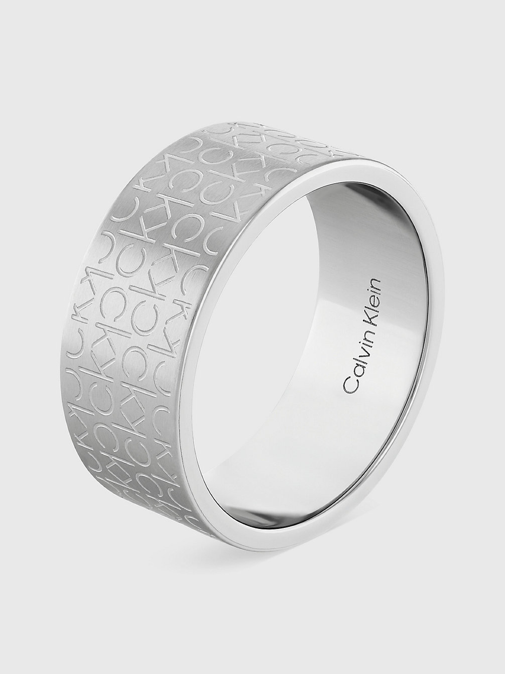 SILVER Ring - Iconic For Him undefined men Calvin Klein