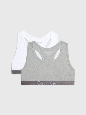 2 Pack Girls Bralettes - Customized Stretch Calvin Klein® | G80G800069033