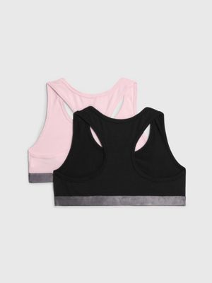 2 Pack Girls Bralettes - Customized Stretch Calvin Klein®