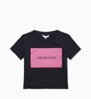 calvin klein girls t shirts