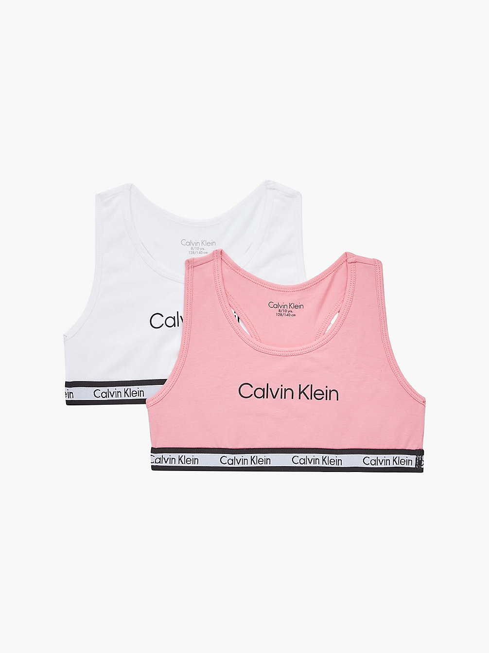 Pack De 2 Corpiños Para Niña - Modern Cotton > ROSEYPINK/PVHWHITE > undefined girls > Calvin Klein