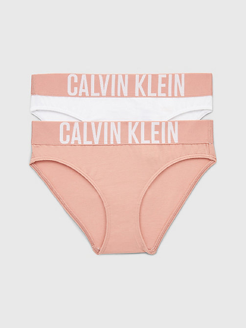 Calvin KleinCalvin Klein 2 Intimo in Stile Bikini 8 Anni Bambina Marca Ckrosepinkaop/Pvhblack 