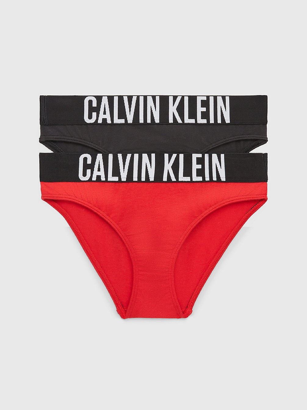 REDHOT/PVHBLACK 2 Pack Girls Bikini Briefs - Intense Power undefined girls Calvin Klein