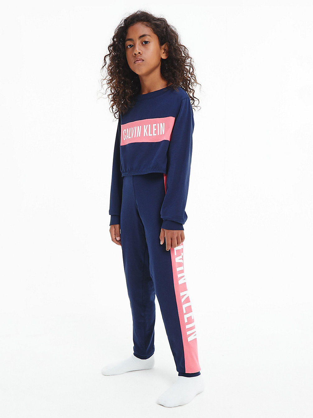NAVYIRIS/W/NAVYIRIS Pyjama-Set Aus Bio-Baumwolle – Intense Power undefined girls Calvin Klein