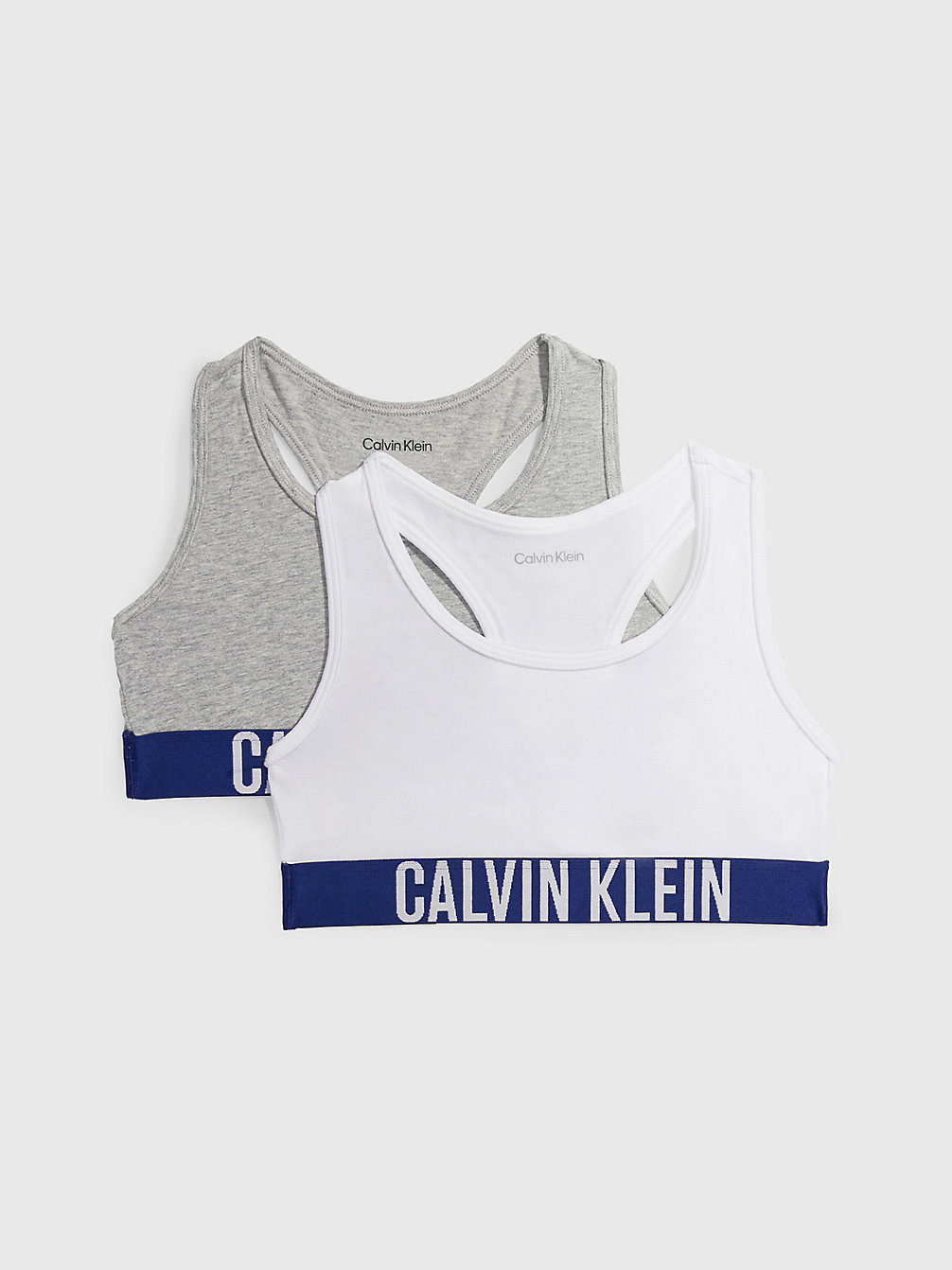 PVHWHITE/GREYHEATHER Lot De 2 Brassières Pour Fille - Intense Power undefined filles Calvin Klein