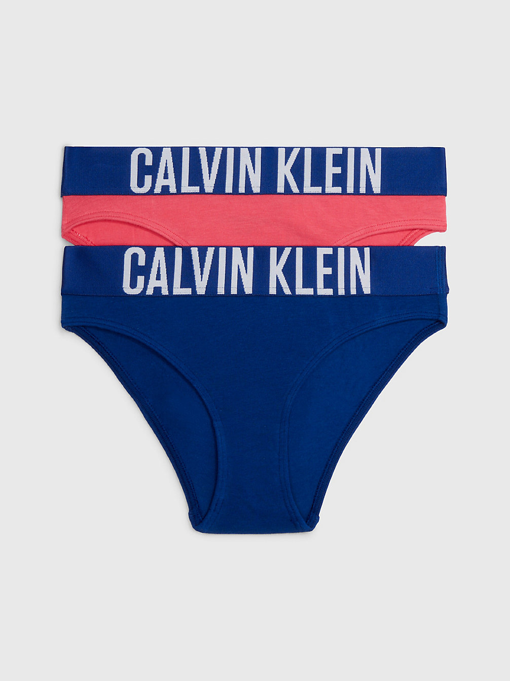 PINKFLASH/BOLDBLUE 2 Pack Girls Bikini Briefs - Intense Power undefined girls Calvin Klein