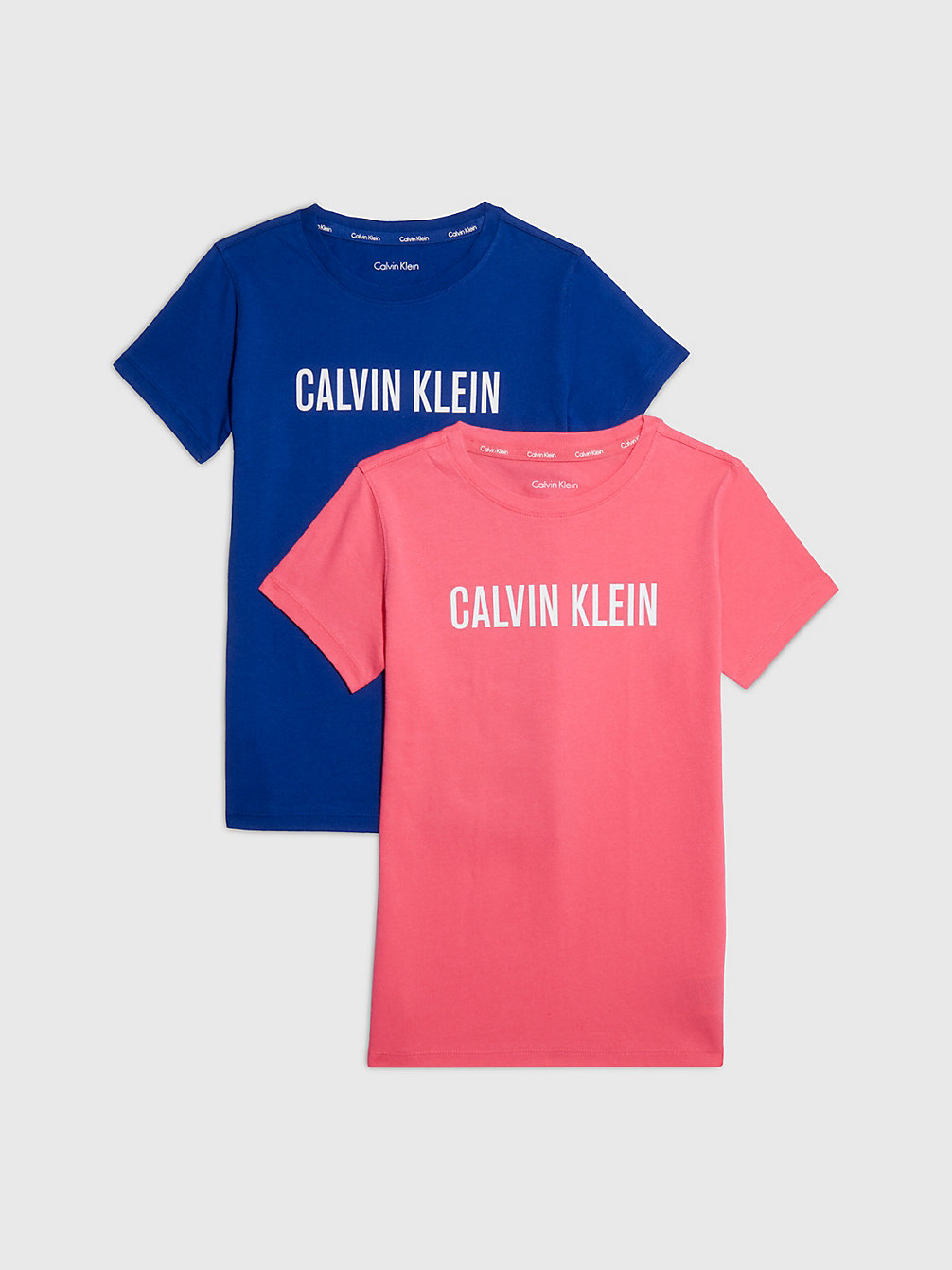 PINKFLASH/BOLDBLUE 2-Pack T-Shirts - Intense Power undefined meisjes Calvin Klein