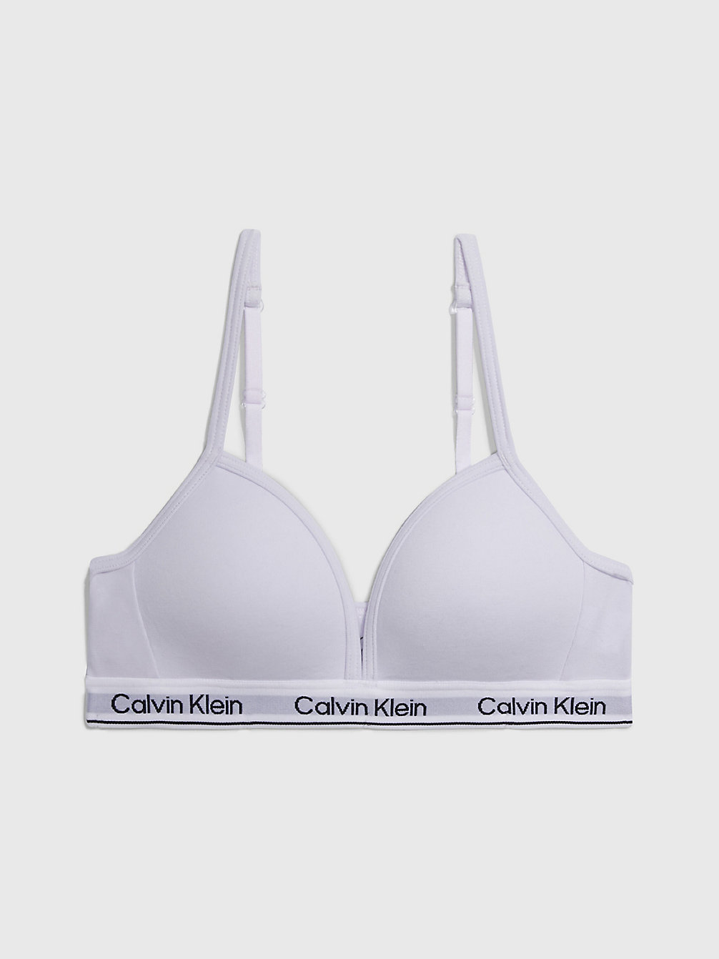 LAVENDER SPLASH Girls Triangle Bra - Modern Cotton undefined girls Calvin Klein