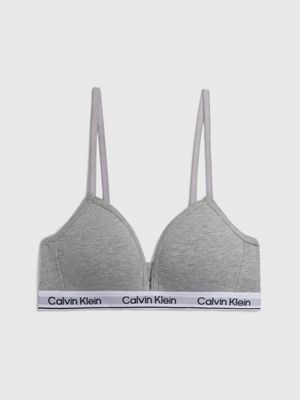 Calvin Klein Girls Logo Underwear Set Black & Grey